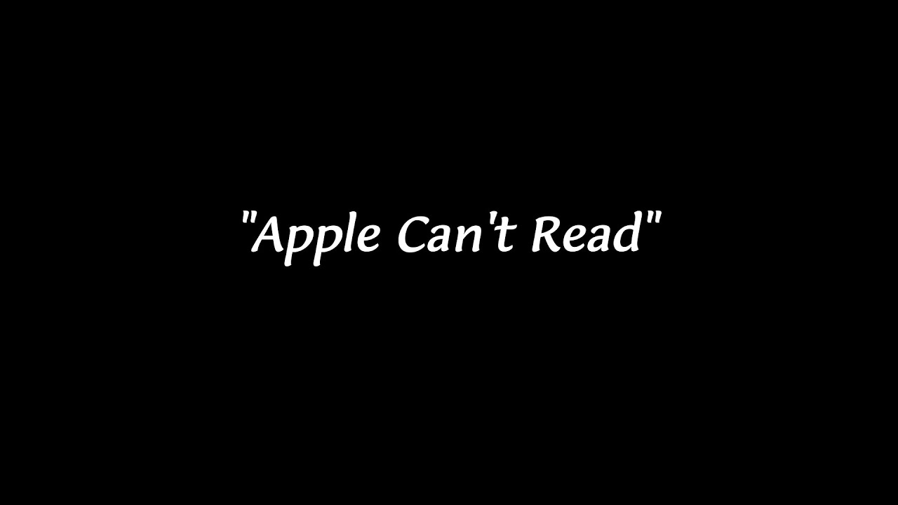 Apple: Illiteracy Compilation
