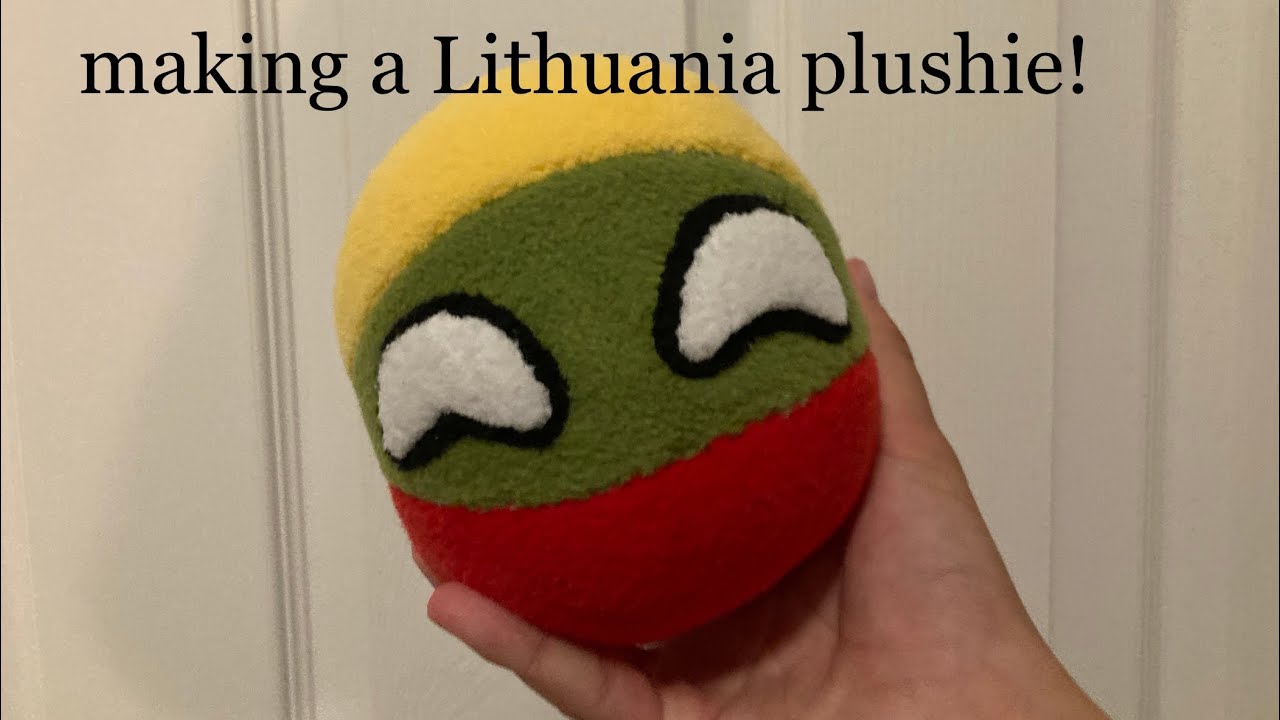 Making a Lithuania Countryball Plushie!