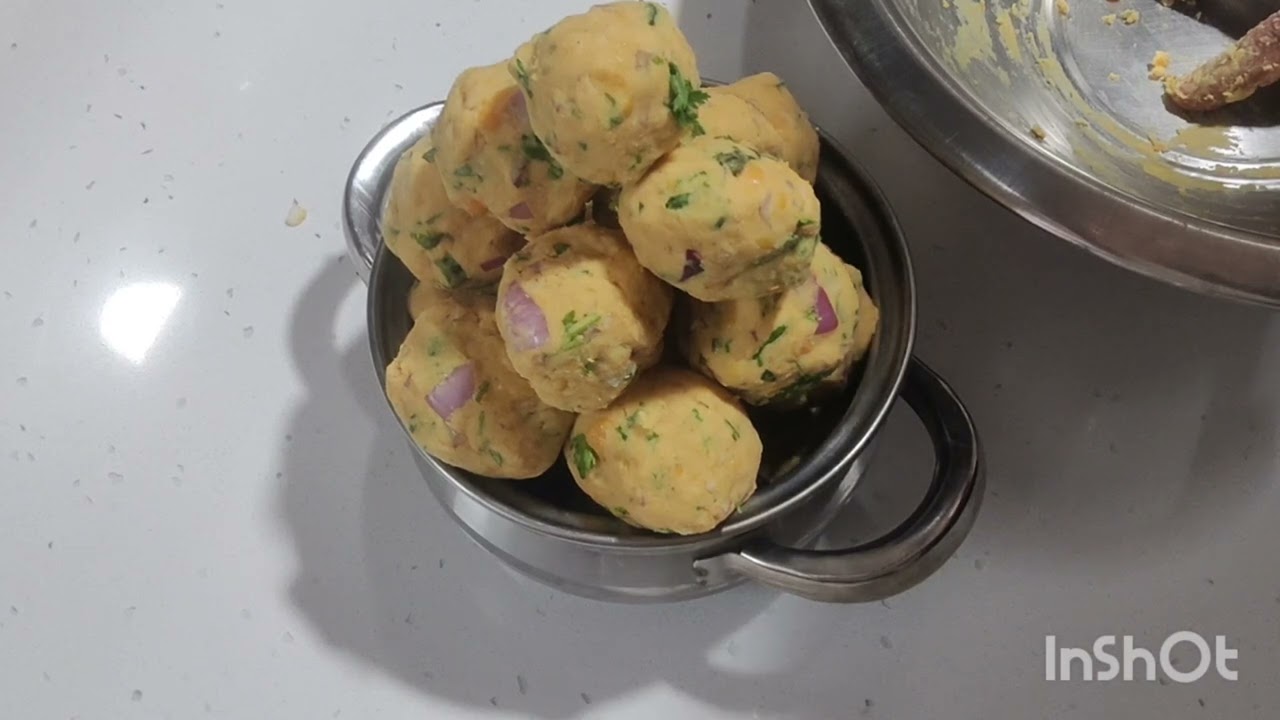 EVENING SNACK VELLAI KONDAKADALE CUTLETS....