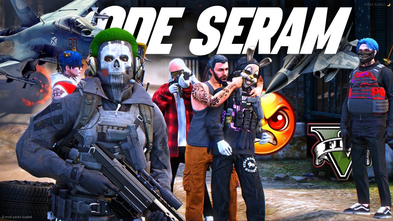 AKSI EPIC !! ELPACE BERSAMA DOBRAK DAN JOHAN KAMEK MENEROR DI UDARA - GTA 5 ROLEPLAY