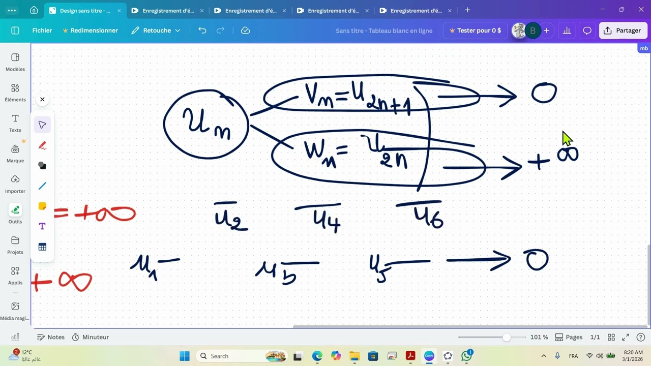 Exercice Nombre Complexe  3éme Math Part3   1 mars 2026