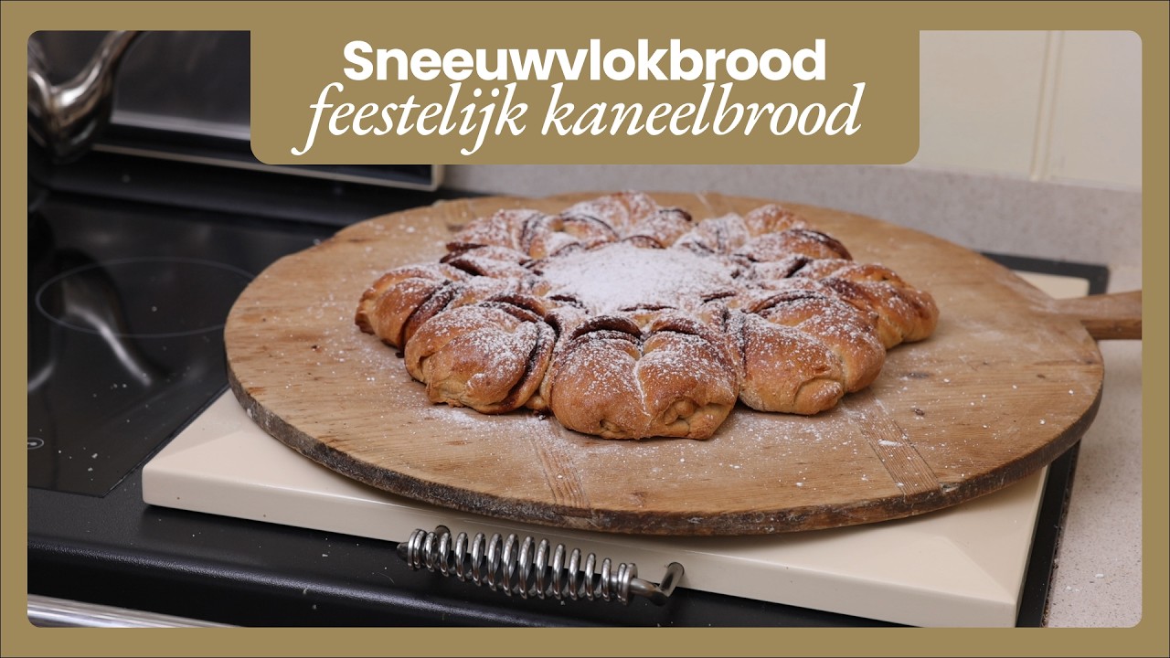 Hoe maak je kaneelbrood? | Stap voor stap sneeuwvlokbrood recept