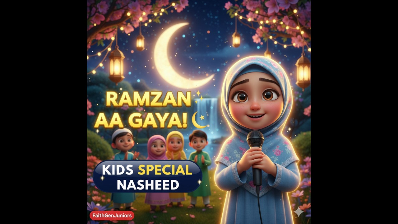 Ramzan Aa Gaya 🌙🎉 | Kids Special Aslehan | Happy Ramzan Song 2026