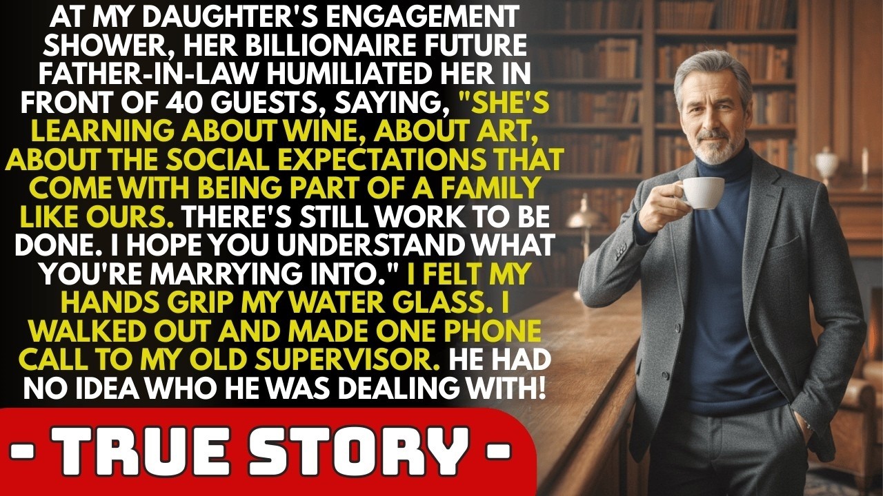 At My Daughter's Engagement Shower, Her Future Father-In-Law Said She 'Lacks Refinement' In...