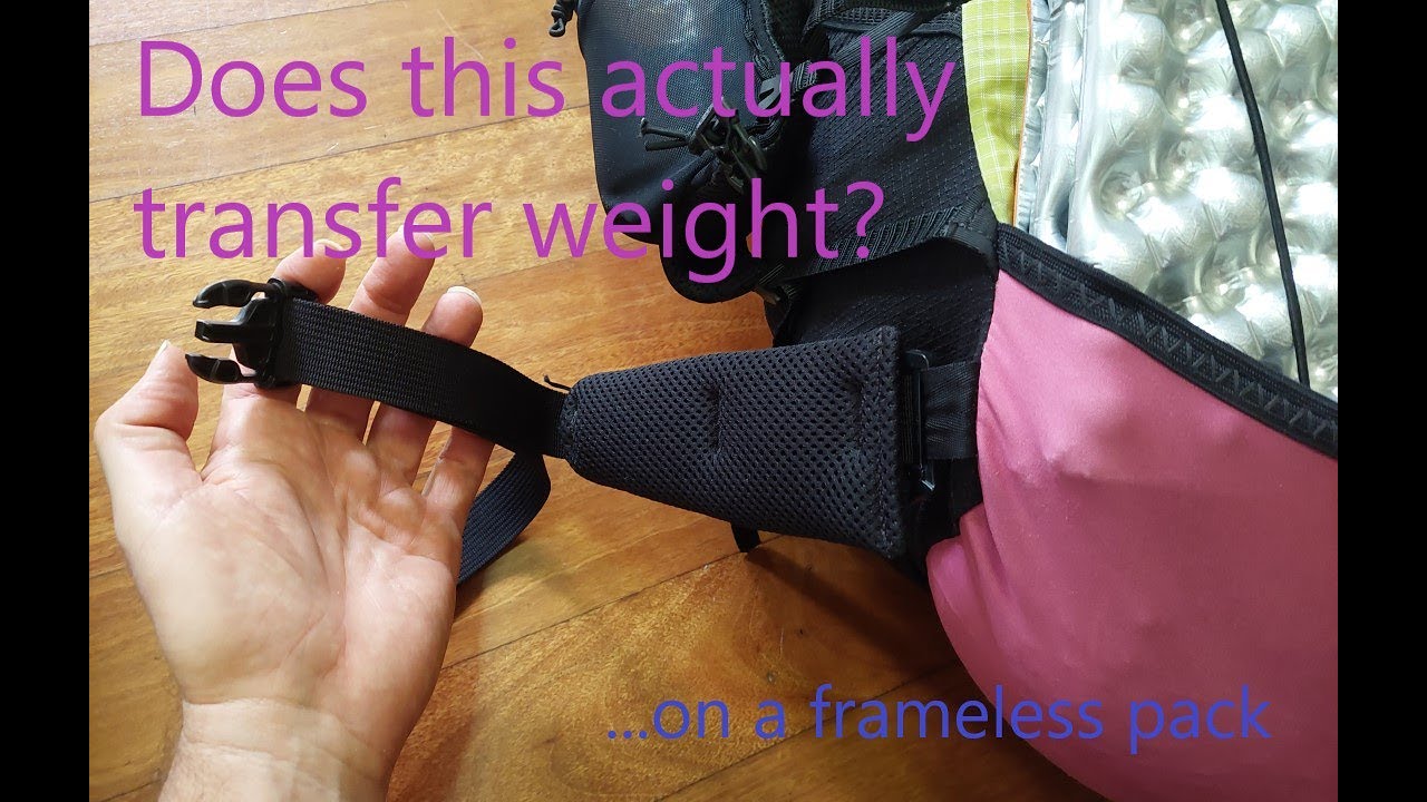 Hip Belts on Frameless Ultralight Backpacks: Weight Transfer Myth Debunked