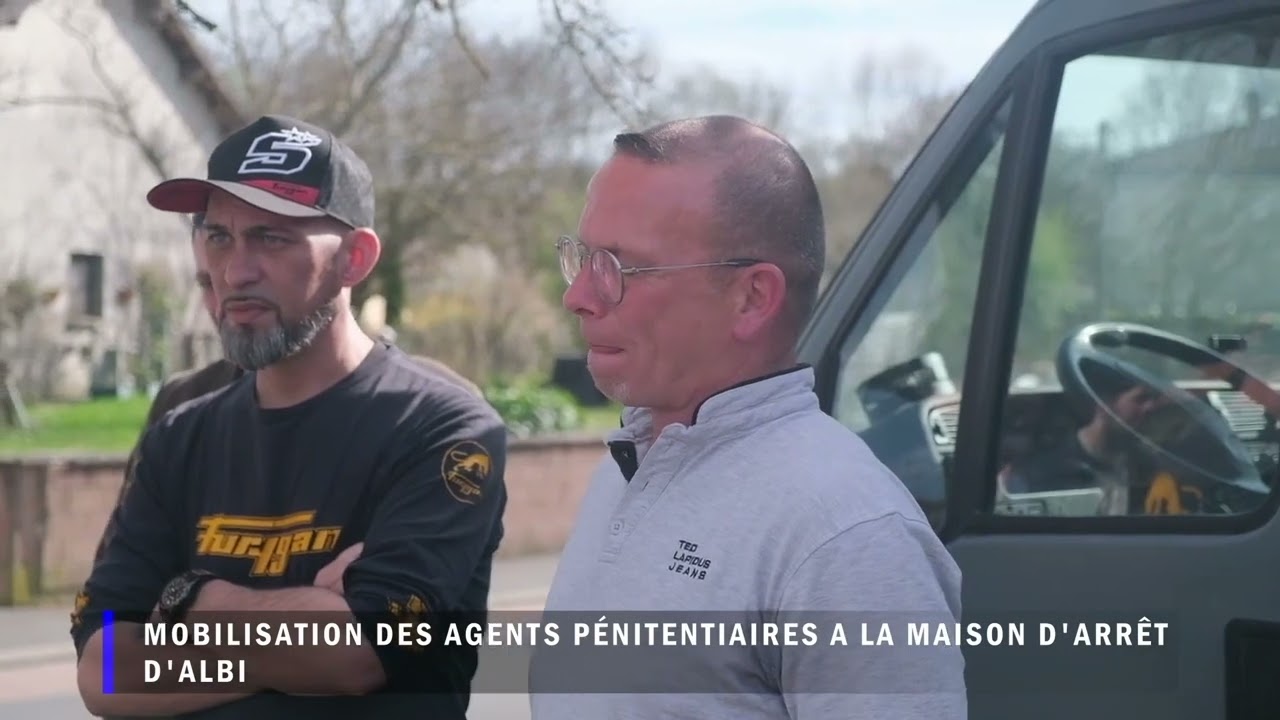Mouvement social à la maison d'arrêt d'Albi: le reportage de TV Tarn sur ma venue