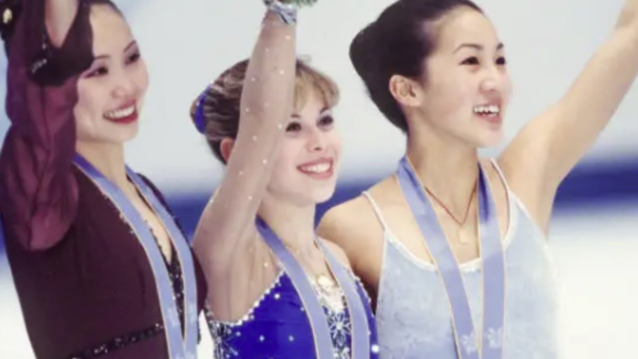 Nagano 1998 | Women's free skate | Final group, medals, interviews | Lipinski 🇺🇸🥇 Kwan 🇺🇸🥈 Chen 🇨🇳🥉