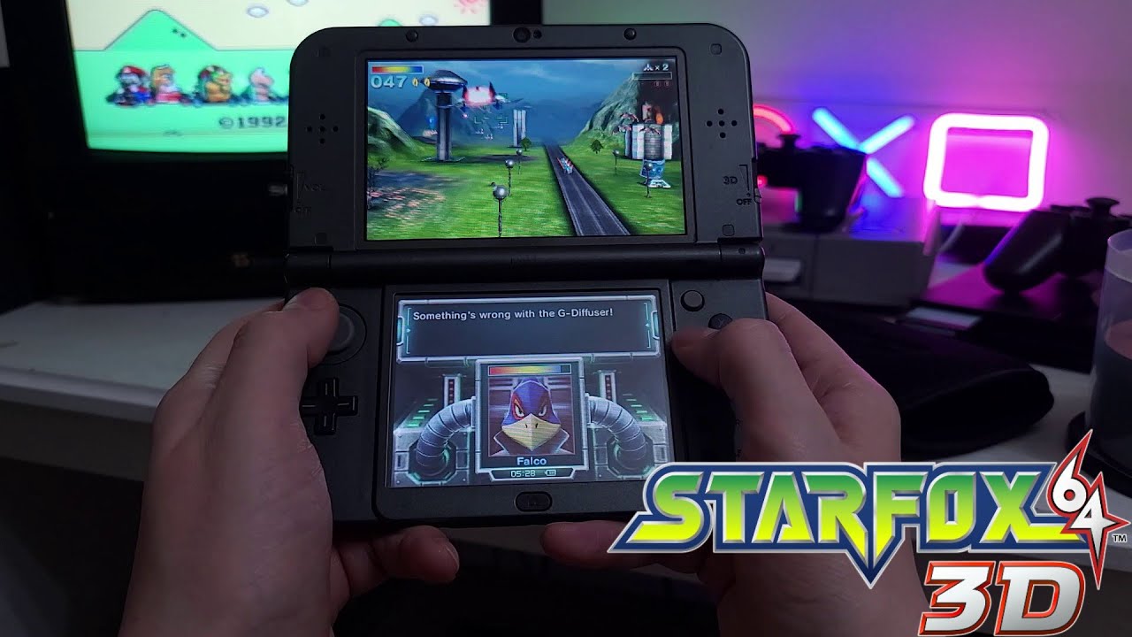 Starfox 64 3D Gameplay on an Original NEW 3DS XL