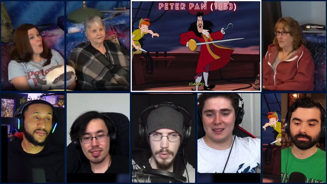 PETER PAN (1953) REACTION MASHUP