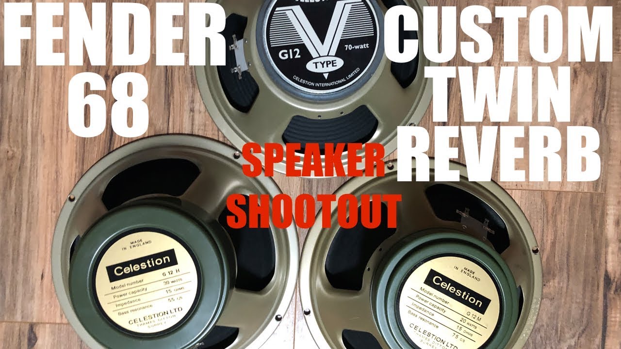 Fender 68 Custom Twin Reverb - Speaker Shootout