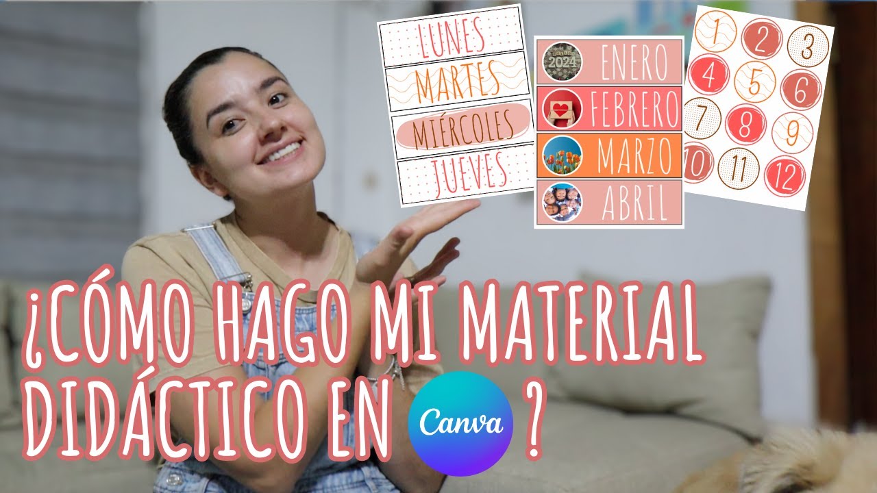 TUTORIAL DE CÓMO HACER MATERIAL DIDÁCTICO EN CANVA / DESCARGA EL MÍO GRATIS / HAIVAL