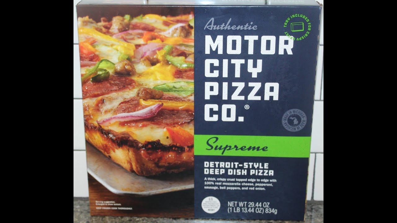 Authentic Motor City Pizza Co. Supreme Deep Dish Pizza Review