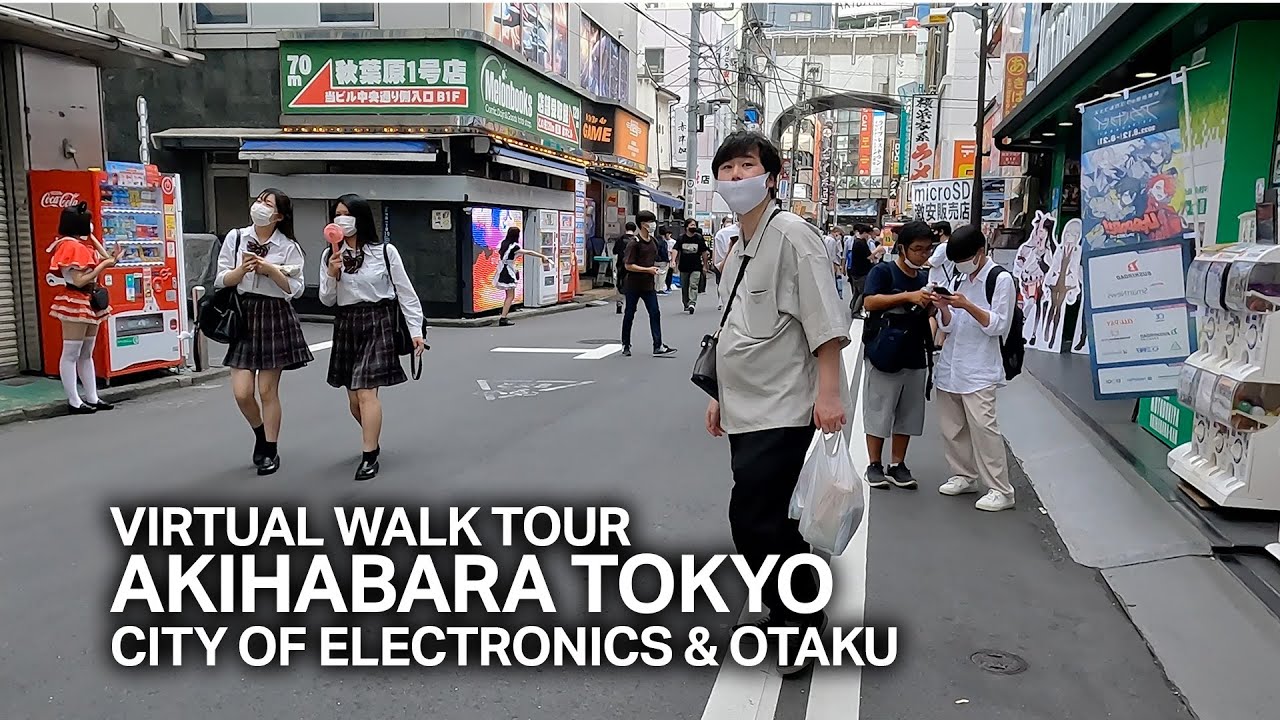 [4K] Akihabara Tokyo - City of Electronics & Otaku Virtual Walk Tour