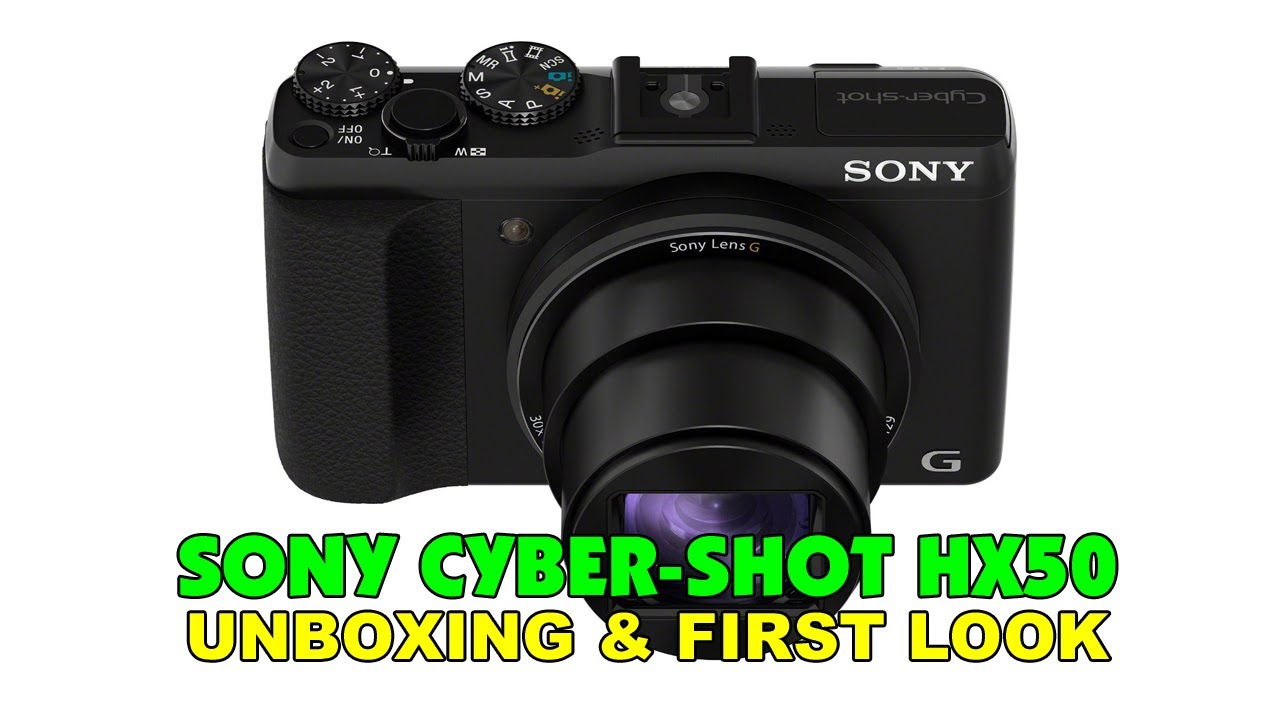 Sony Cyber-shot DSC-HX50 HX50V Unboxing & First Look