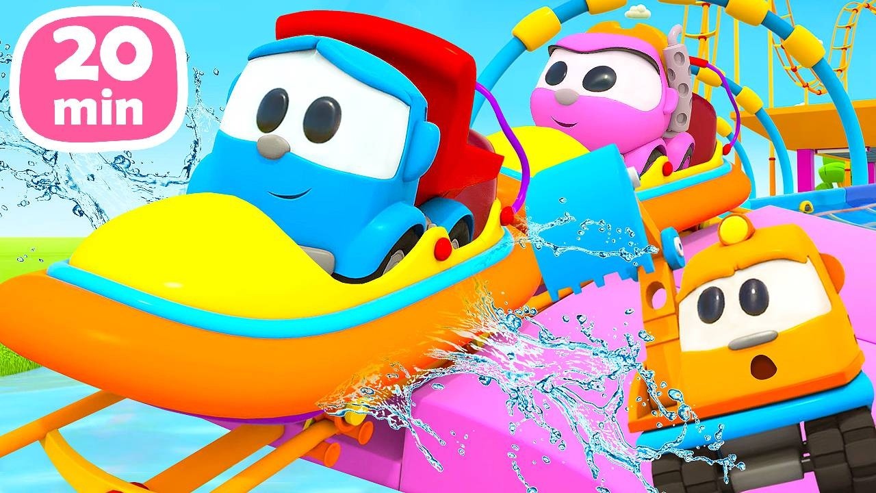 Wasserspaß mit Lea, dem rosa Lastwagen – Cartoon-Compilation auf Deutsch