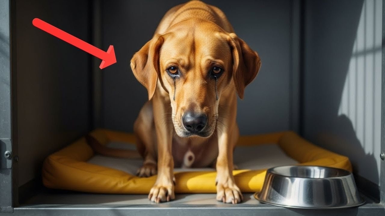 NO SEU ÚLTIMO DIA NO ABRIGO, O CACHORRO CARAMELO FEZ ALGO QUE NINGUÉM ESPERAVA. FOI IMPRESSIONANTE..