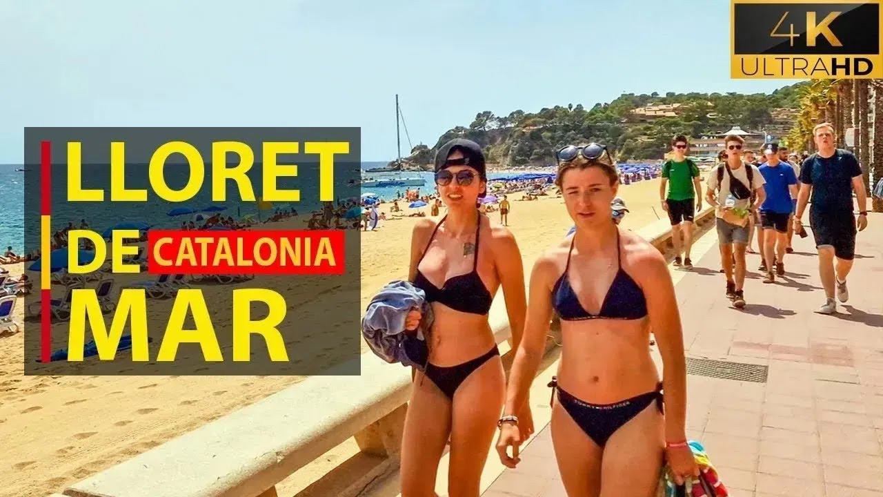🇪🇸 Lloret de Mar Paradise for a Walk by the Beach Spain