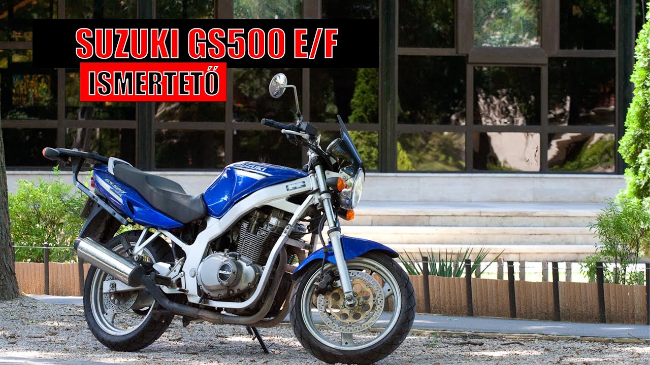 Suzuki GS500 motorismertető
