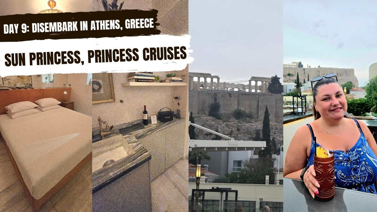 ДЕНЬ 9: ВЫСАДКА В АФИНАХ, Греция - SUN PRINCESS, Princess Cruises - июнь 2025 г.
