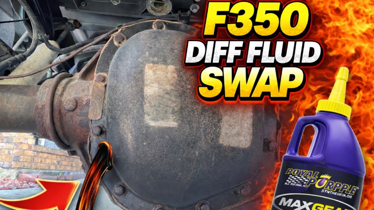 HOW TO - Rear Axle Fluid Change - FORD F350 1997 OBS PowerStroke