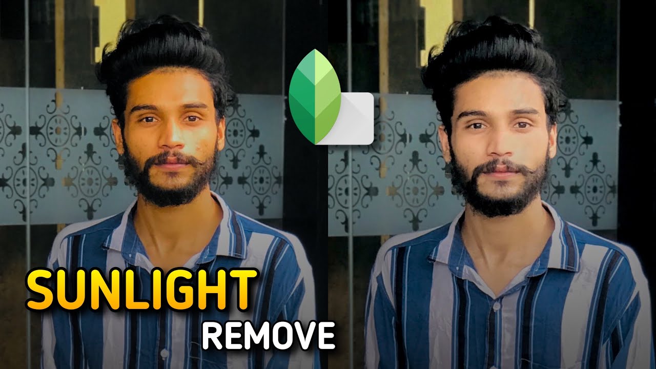 HOW TO REMOVE SUNLIGHT FROM FACE IN SNAPSEED | SNAPSEED FACE SMOOTH AND GLOWING PHOTO EDITING