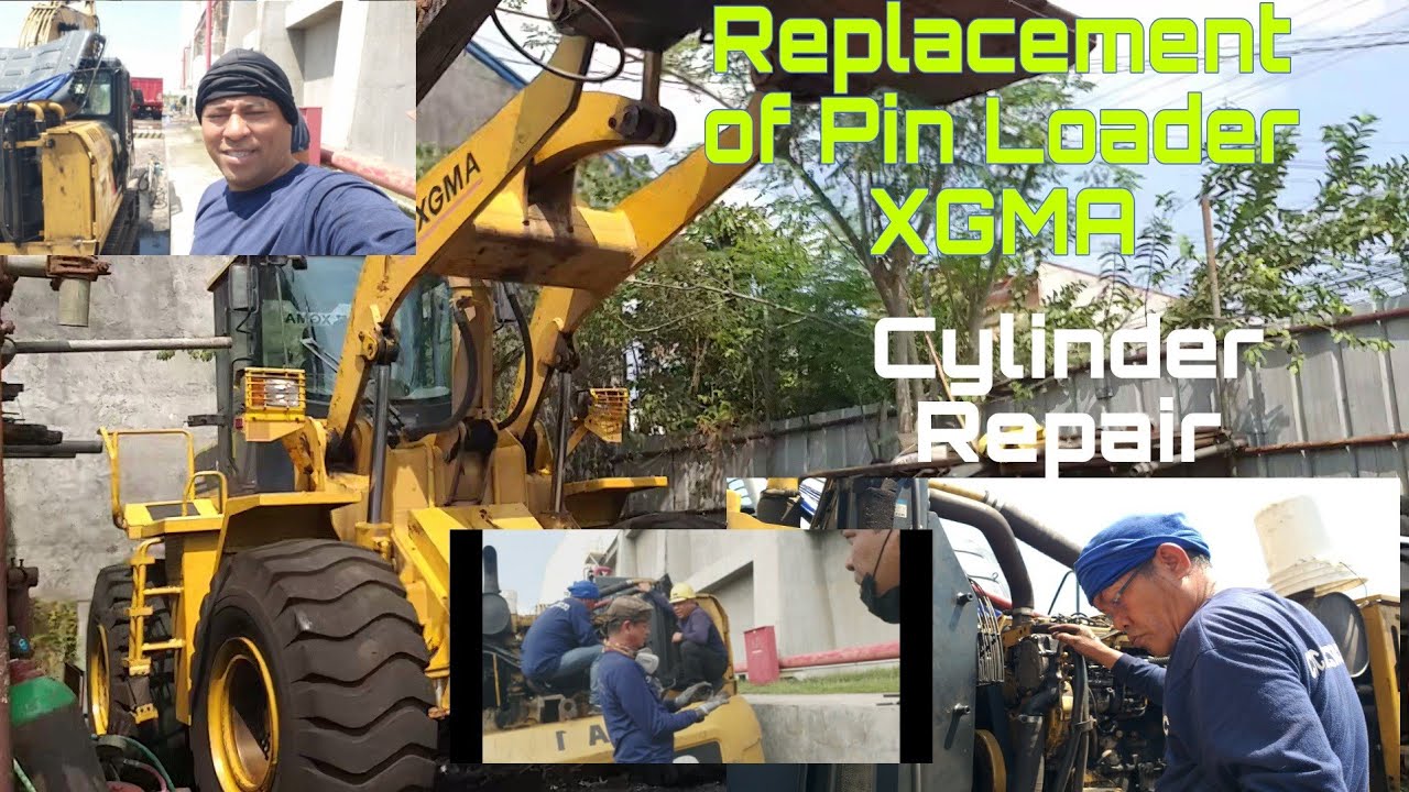 Replacement of Pin Loader XGMA and steering Cylinder Repair