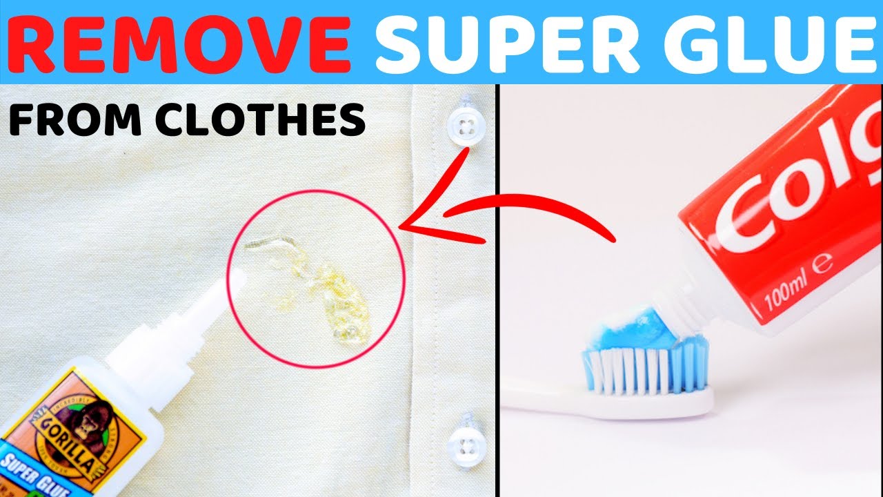 Easy Way to Remove Super Glue Stain from Clothes or Fabric & Jeans With Home Solution