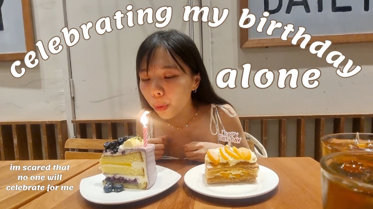 solo birthday vlog: dealing with birthday anxiety and being scared that no one remembers my birthday