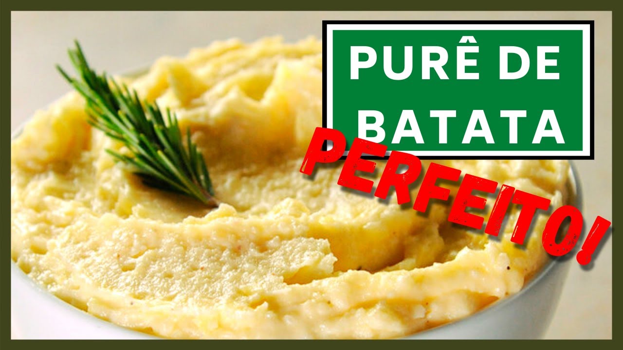 PURÊ DE BATATA de Chef!!! Acompanha comigo todos os segredos e você não ERRA mais!!!
