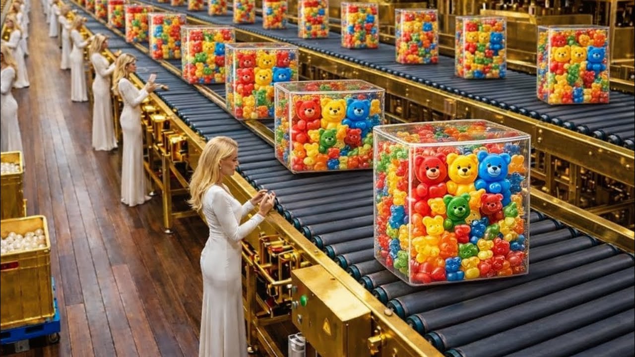 This Factory Produces MILLIONS of Gummy Candies Every Day