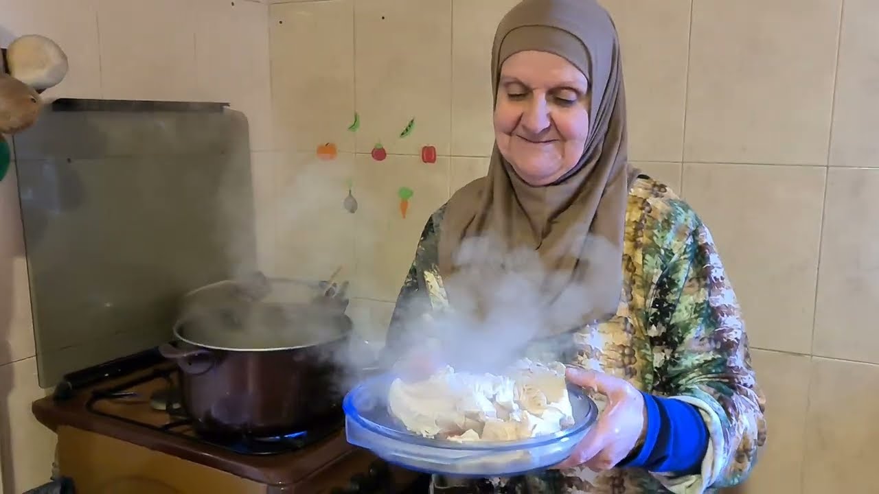 حماتي دللتني بأطيب أكلة قبل رمضان 🍵😋 🍃🍃🍃