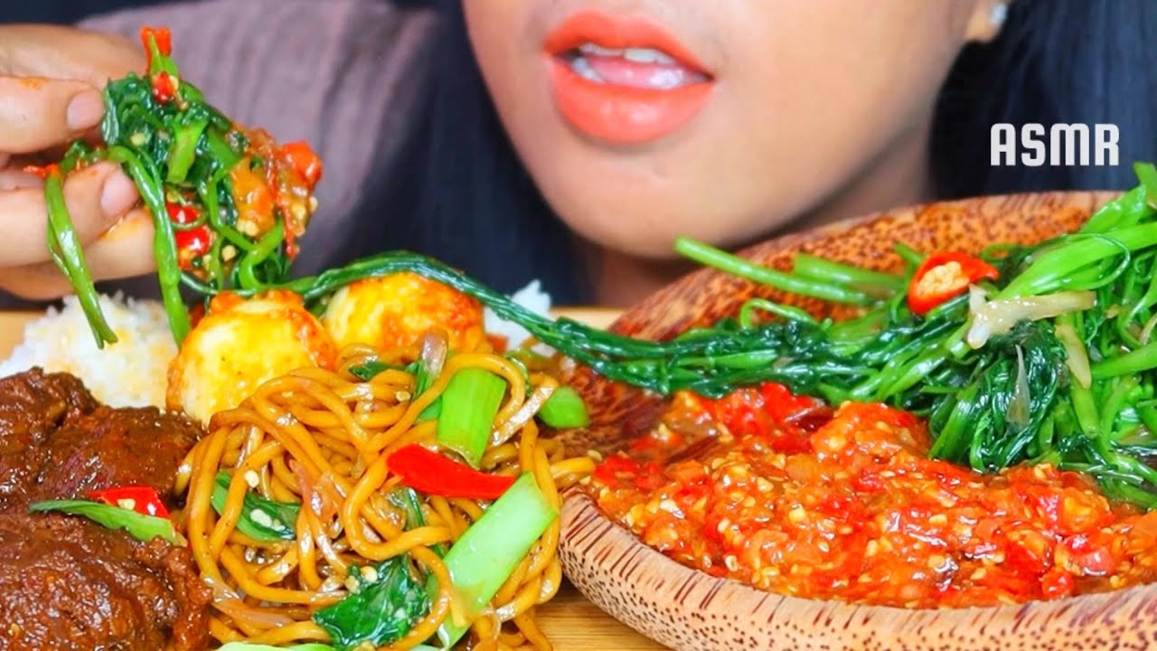 ASMR DAGING SAPI BUMBU KECAP *OSENG KANGUNG ||MUKBANG INDONESIA #ASMR #asmrsounds #asmrvideo