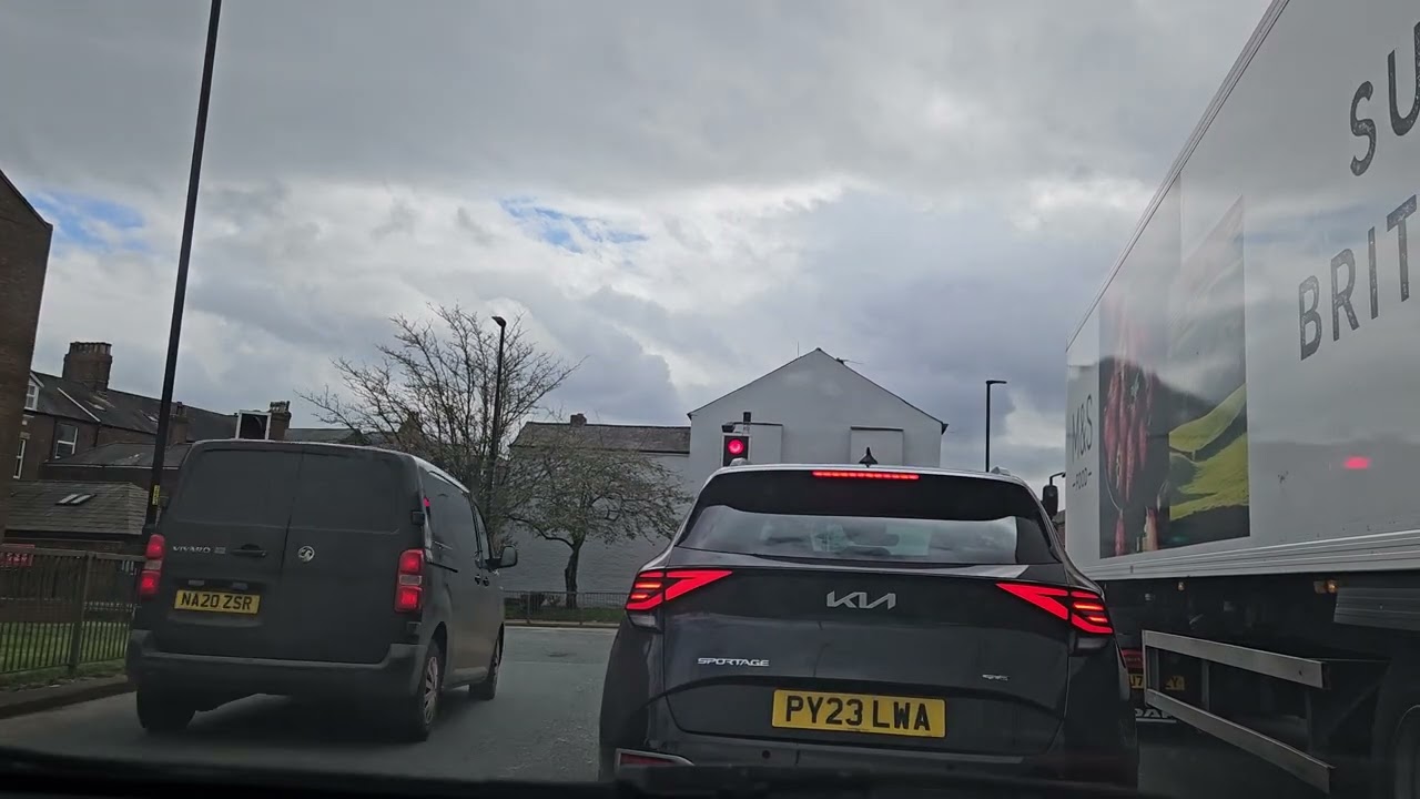 Drive Around Carlisle, Cumbria. Northern England