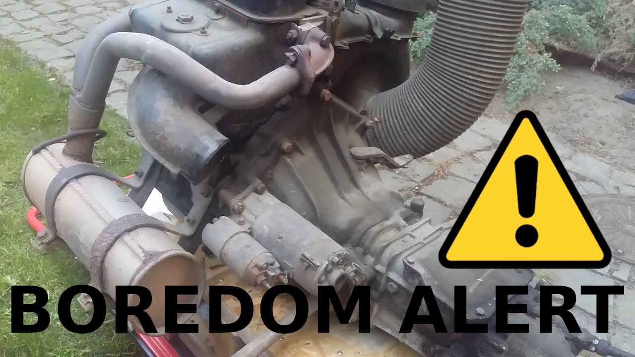 Removing engine out of Fiat 126p - full video