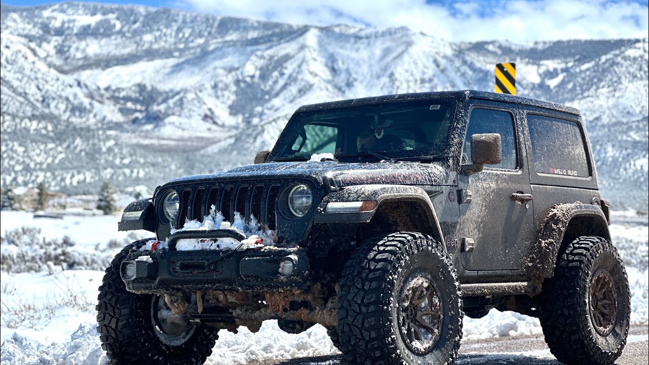BIG CHANGE OF PLANS | frozen trails of Southern Utah. | On the road to Easter Jeep Safari 2023.