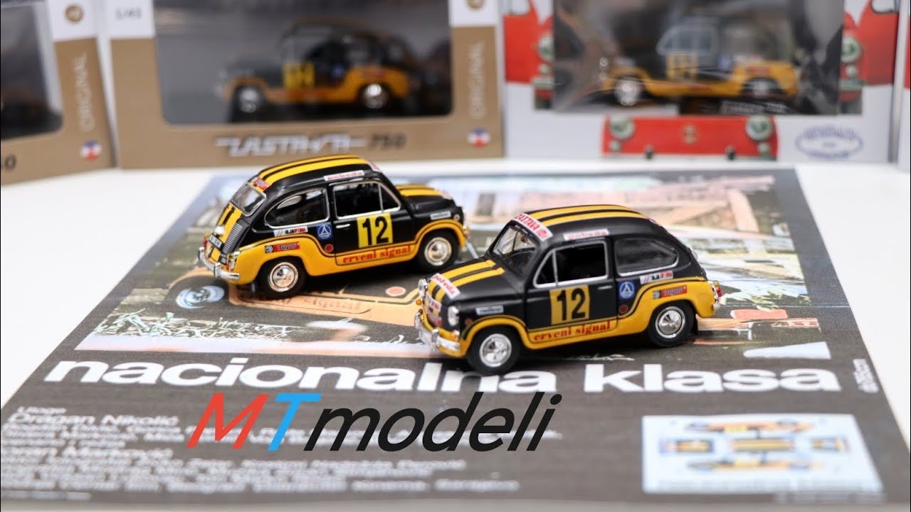 Fićo Zastava 750 Nacionalna klasa - Stari i novi - Razlika @MTmodeli