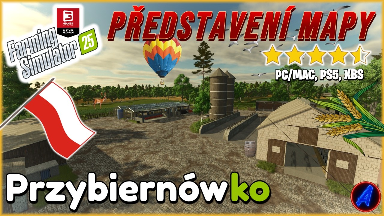 PŘEDSTAVENÍ MAPY - Przybiernówko -  Farming Simulator 25 - CZ/SK