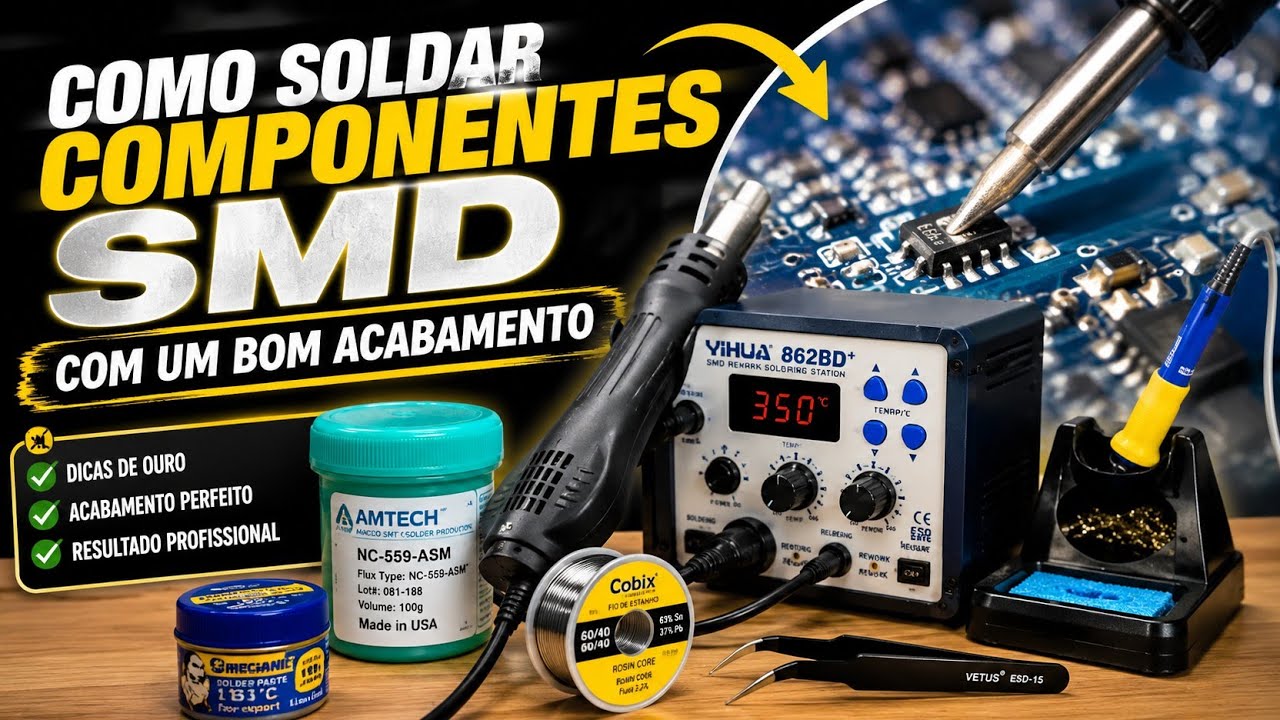 ESSA TÉCNICA DE SOLDA COM PASTA ESTANHO MUDA TUDO!