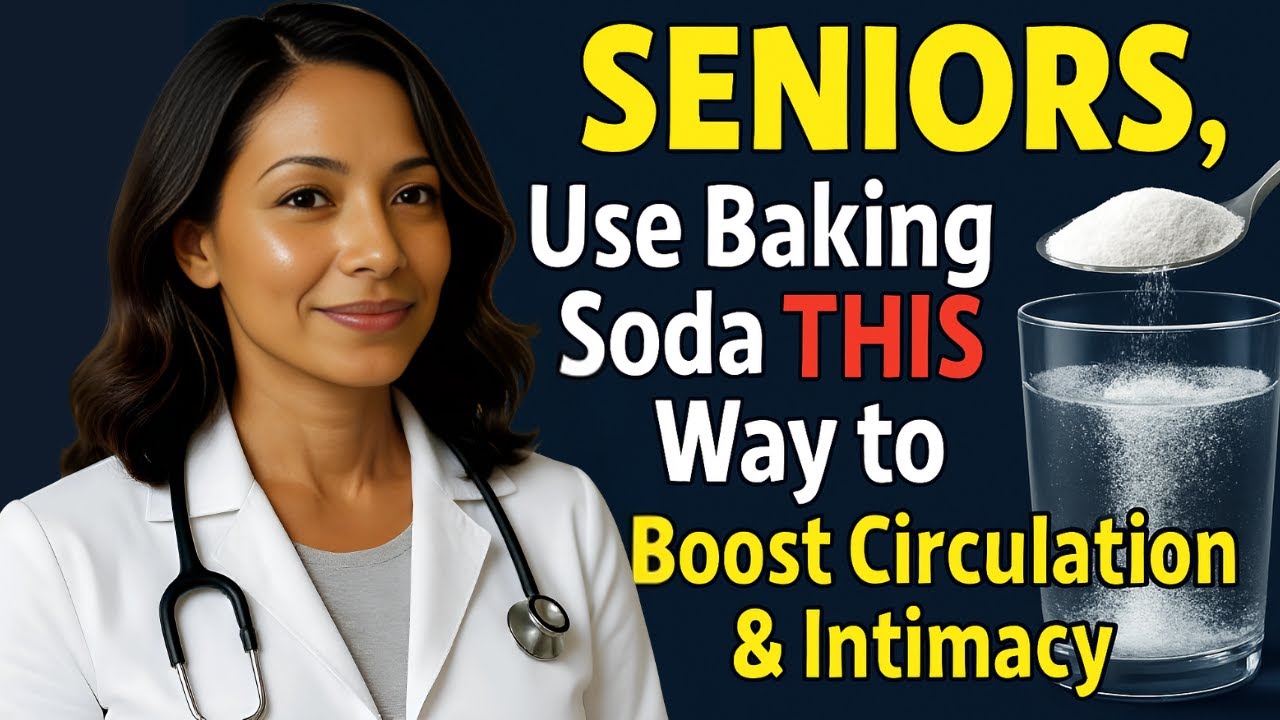 SENIORS, Use Baking Soda THIS Way to Boost Circulation & Intimacy After 60