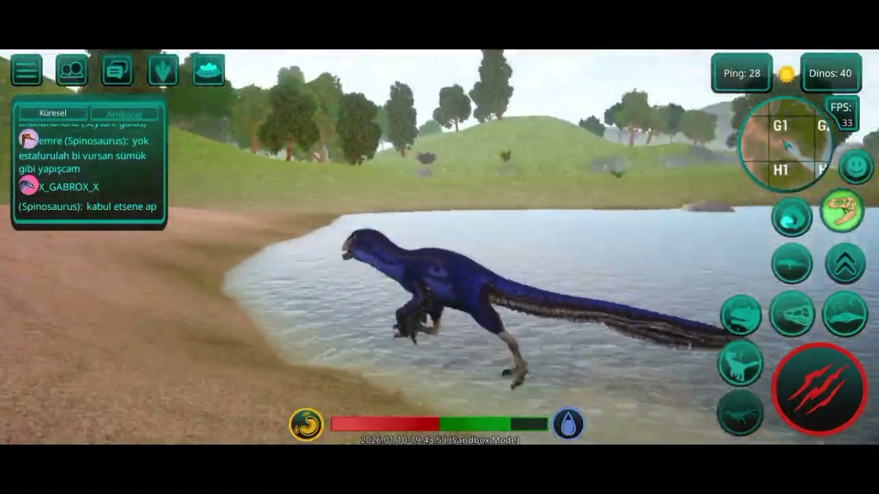 Eğlenceli bir maç (arkadaşlarım sanırım beni sevmedi) #dinosaur #jurassicworld #keşfet #games 