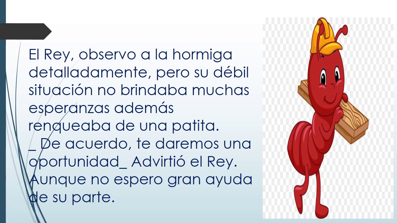 La Tenacidad de Una Hormiga, Cuentos Infantiles para leer
