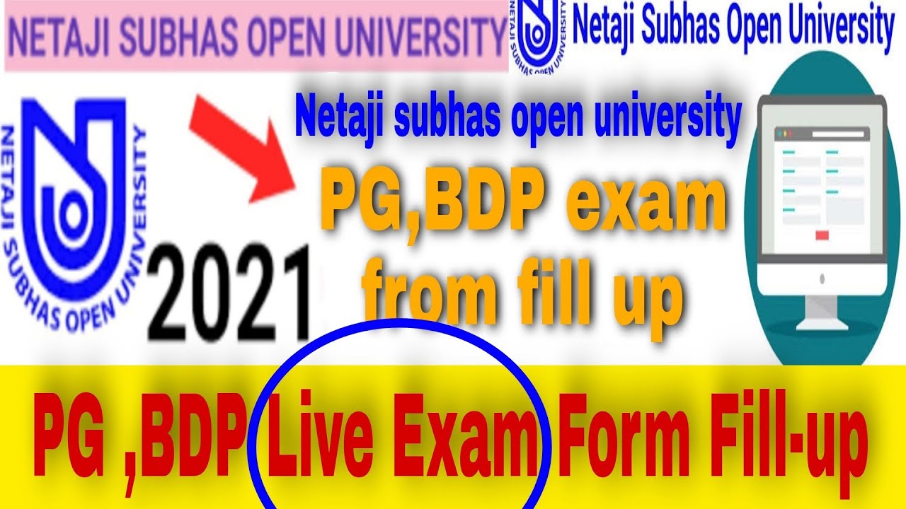 NSOU PG Exam Form Fill Up 2021 || Form Fill Up Full process Live || PG,BDP #PG #BDP #NSOU #pglive&nbsp;