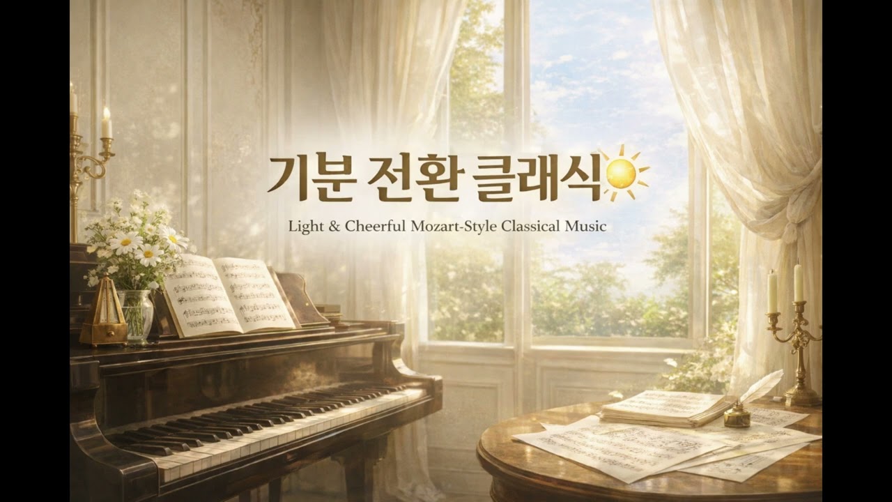 기분 전환 클래식 ☀️ Light & Cheerful Mozart-Style Classical Music #태교음악 #엄마표태교 #태교 #힐링음악 #수면음악 #육아 음악 #클래식