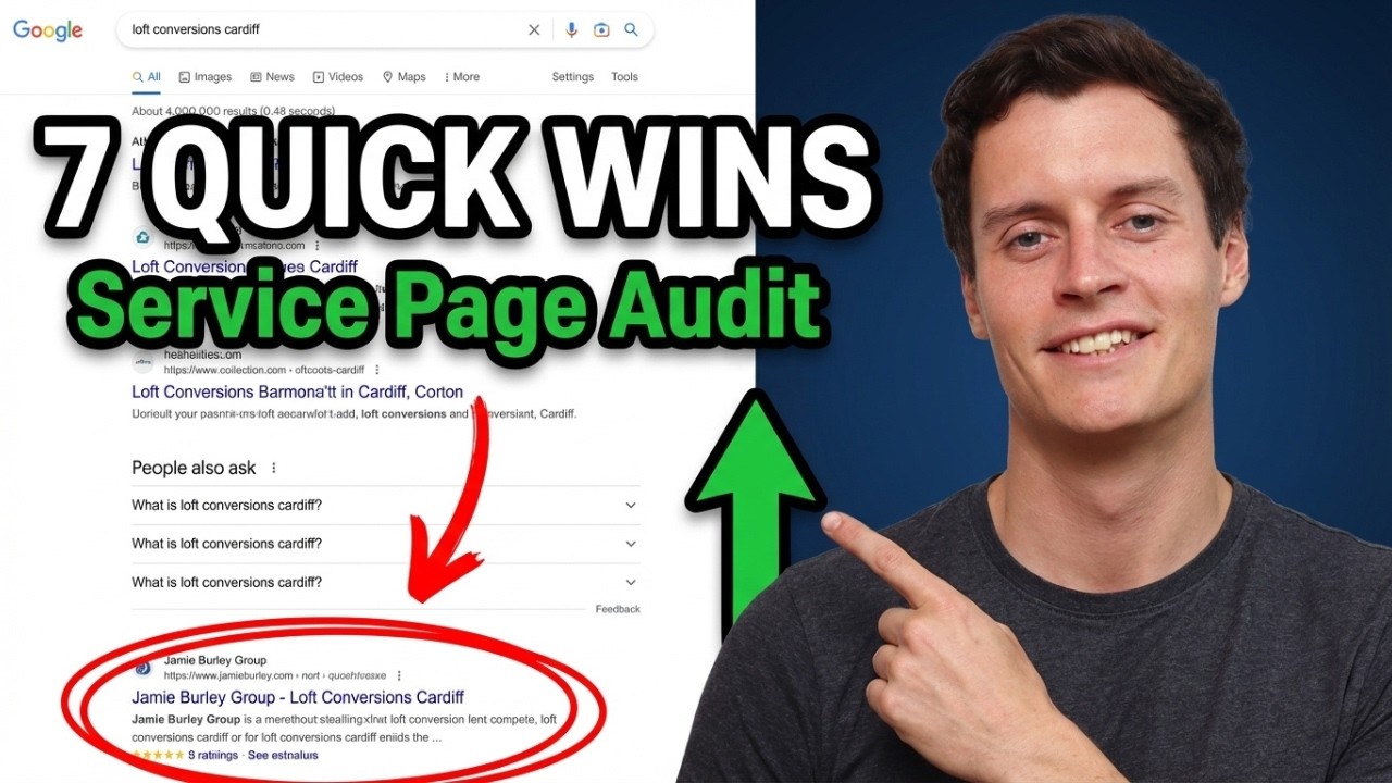 Why This Builder Isn't Ranking for Loft Conversions (service page SEO audit)