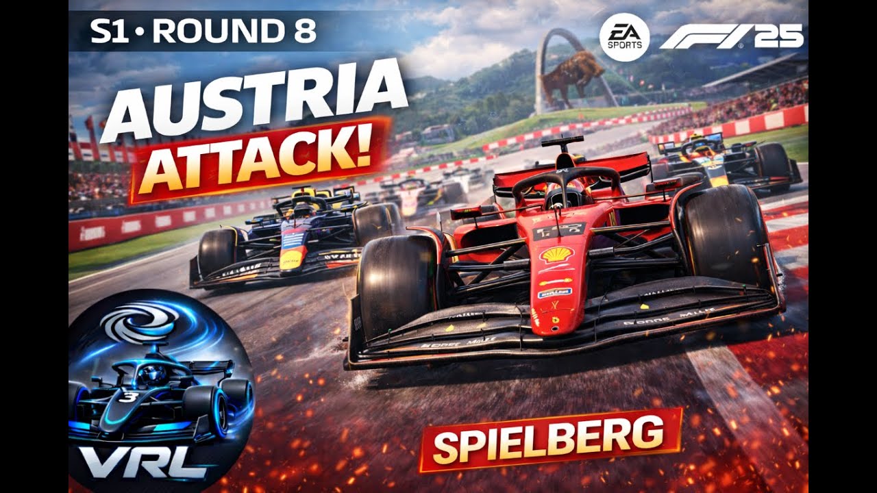 F1 25 LIVE | Average Joe’s Sim Racing – Season 1 Round 8 | Austrian GP