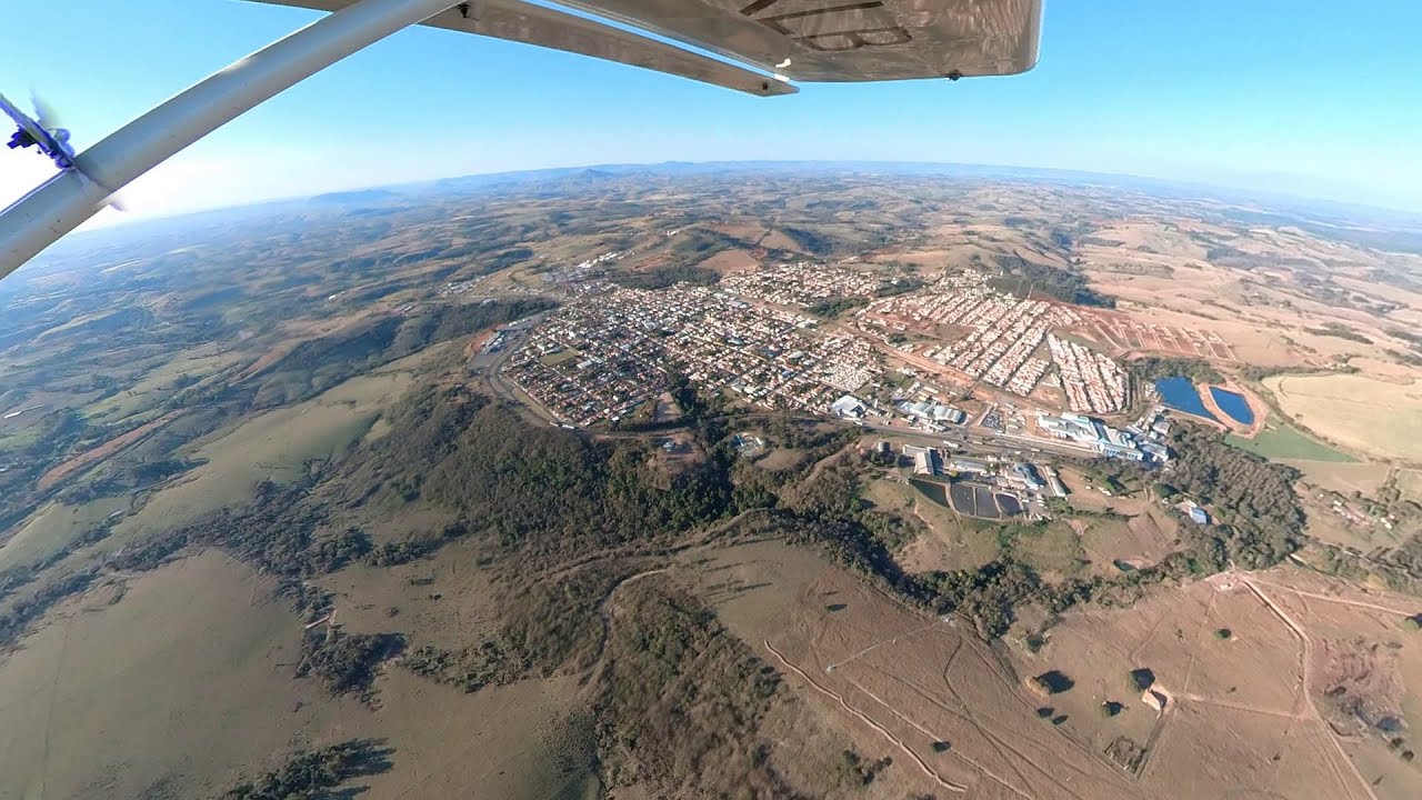 Imagens aéreas de Joaquim Távora PR, com avião Bravo 700