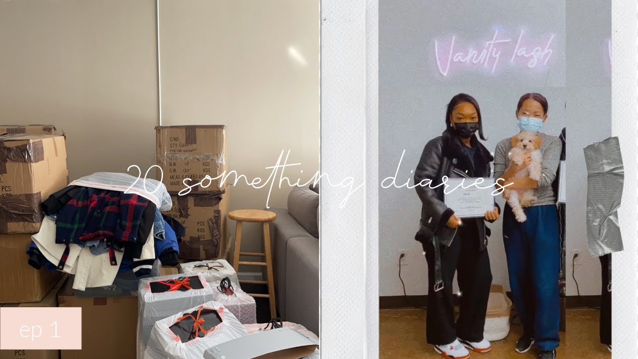 20 Something Diaries -starting a new career, finishing esthetician school & passing my exam [KR SUB]