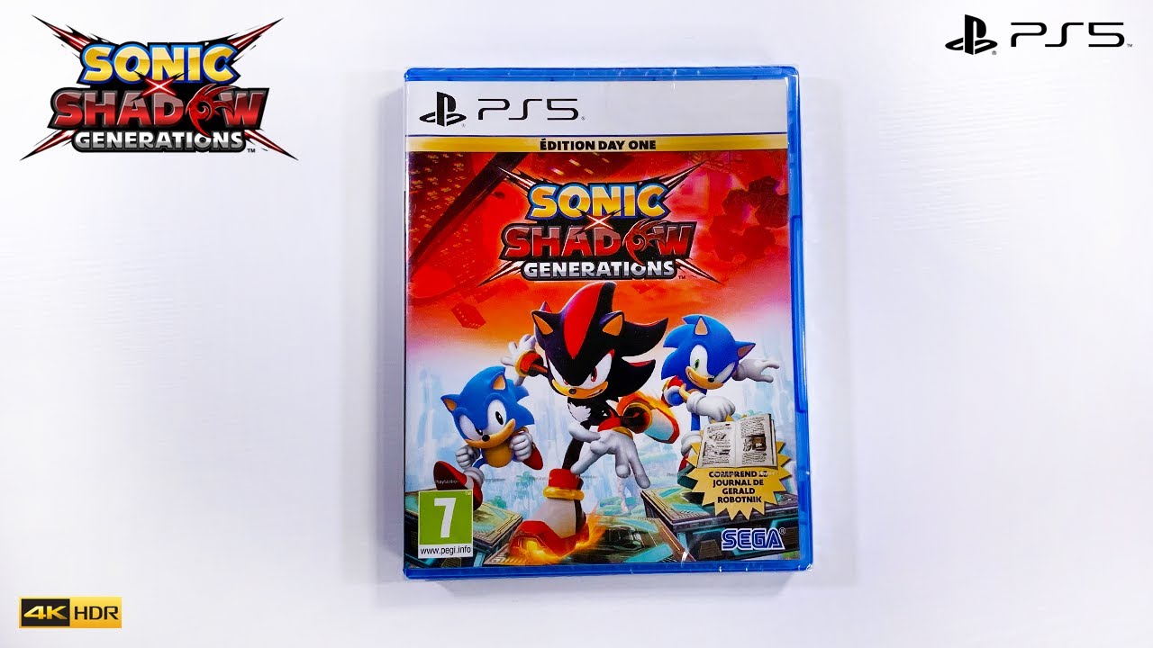 Sonic X Shadow Generations Day One Edition PS5 Unboxing