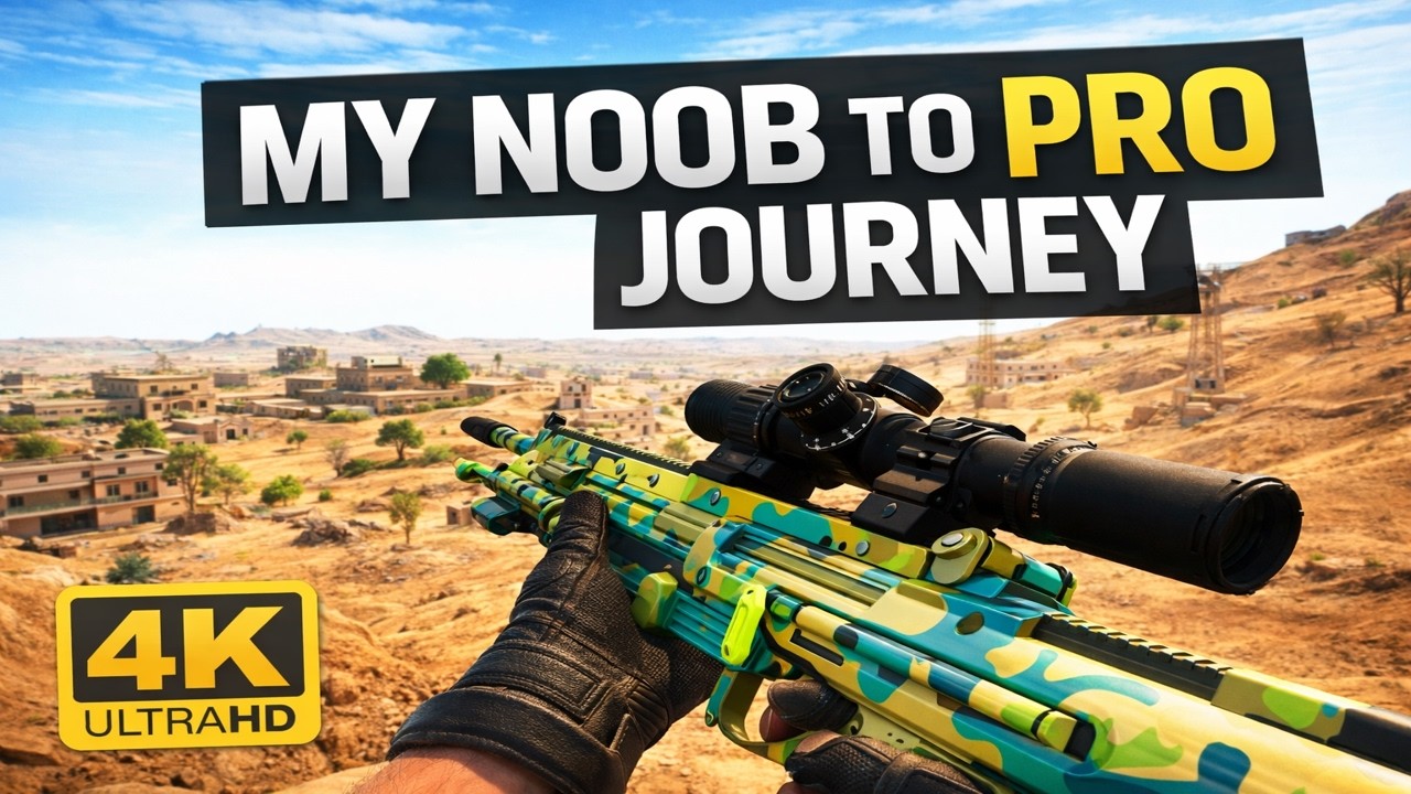 My CRAZY Journey from Noob to Pro in PUBG Miramar