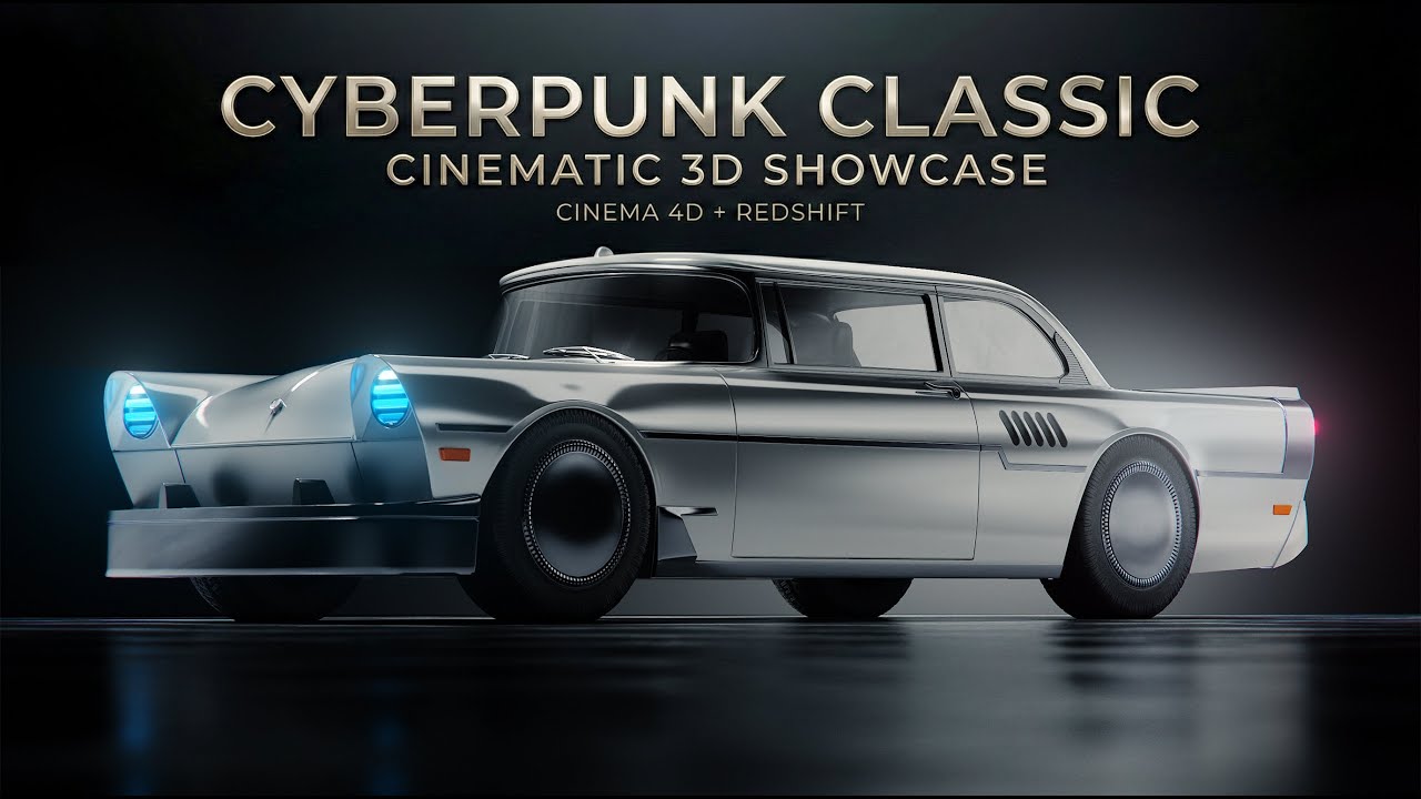 Timelapse: Hard Surface Car Modeling in Cinema 4D + Redshift